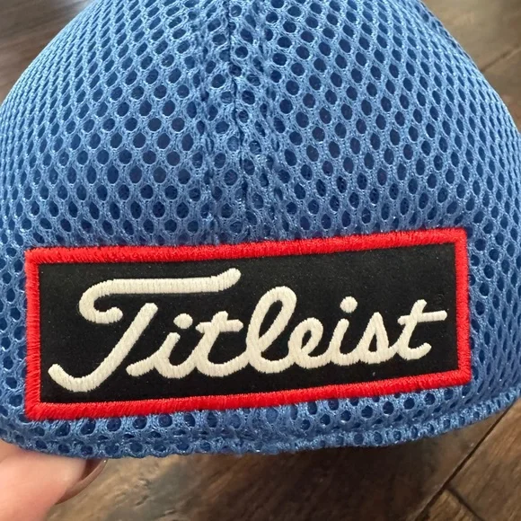 Mens Titleist Blue Mesh Baseball Cap Size M-L - Picture 10 of 14